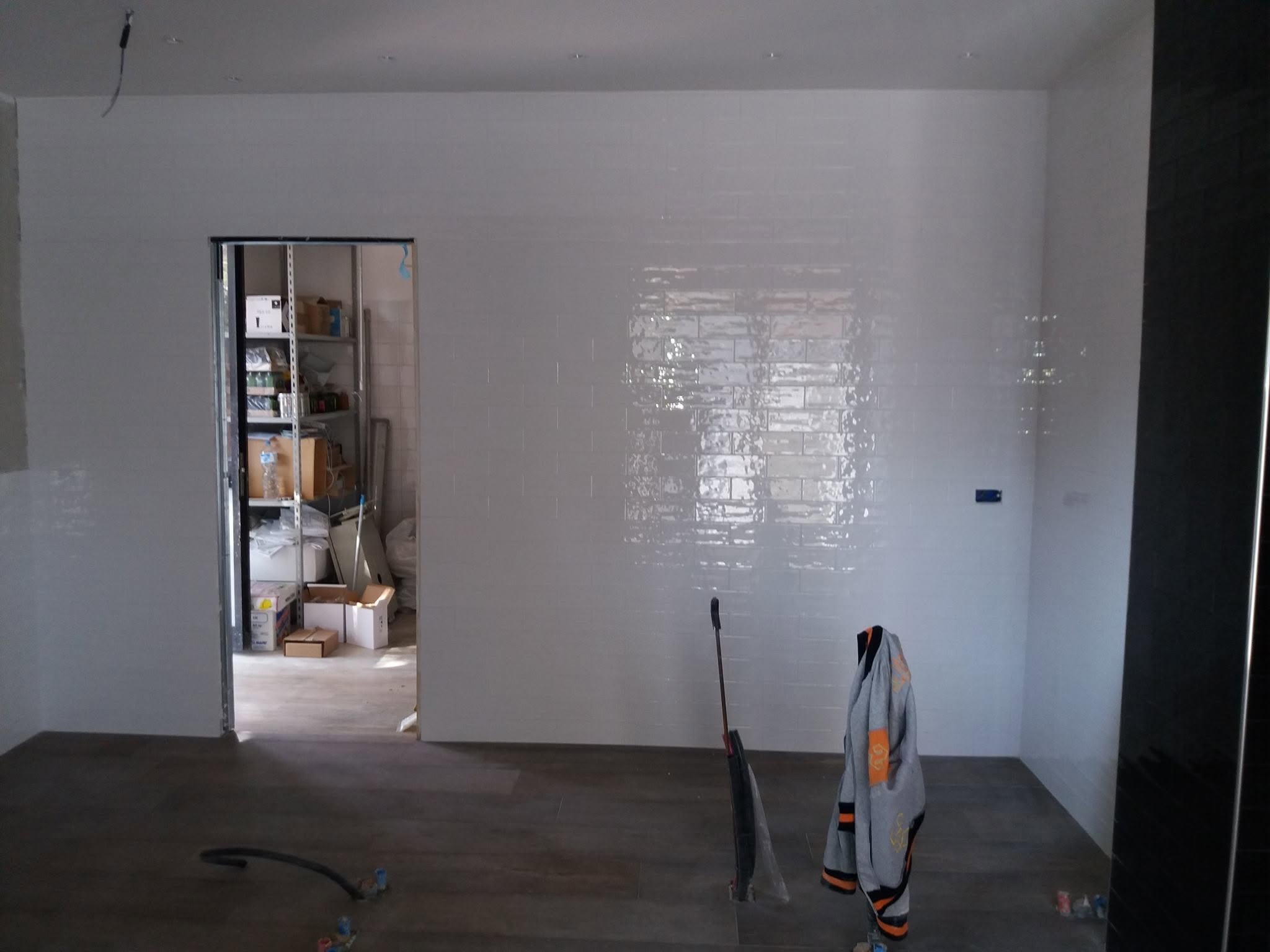 Cantiere di ristrutturazione interno seguito da Idraulica Manoni